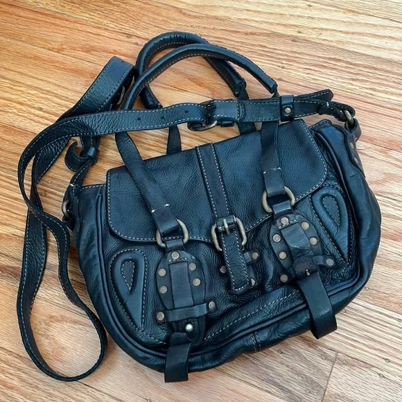 All Saints Spitalfields Leather Bag - Picture 1 of 13